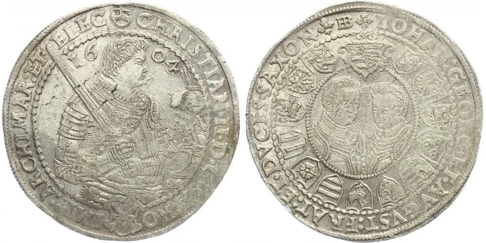 Sasko, Christian II., Johann Georg I. a August, 1591 - 1611 — 1