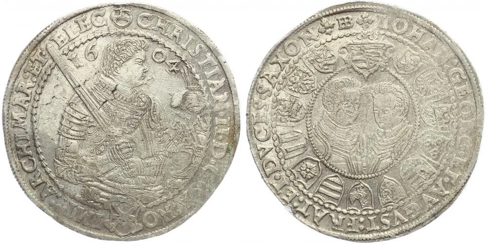 Sasko, Christian II., Johann Georg I. a August, 1591 - 1611 — 1