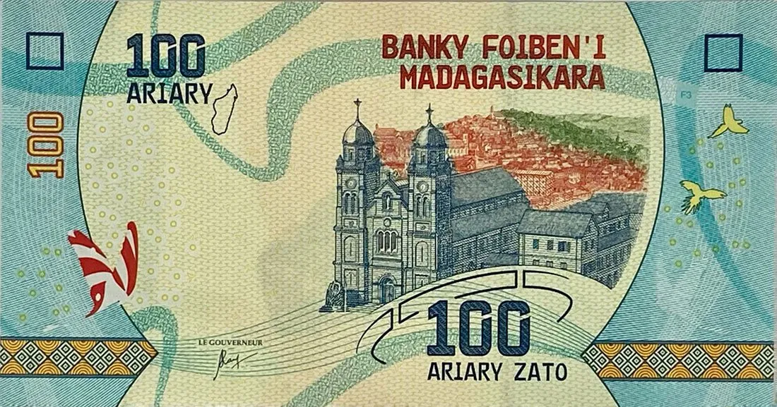 Madagaskar, 100 Ariary (2017~2022), P.97