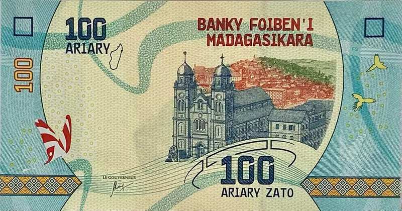 Madagaskar, 100 Ariary (2017~2022), P.97