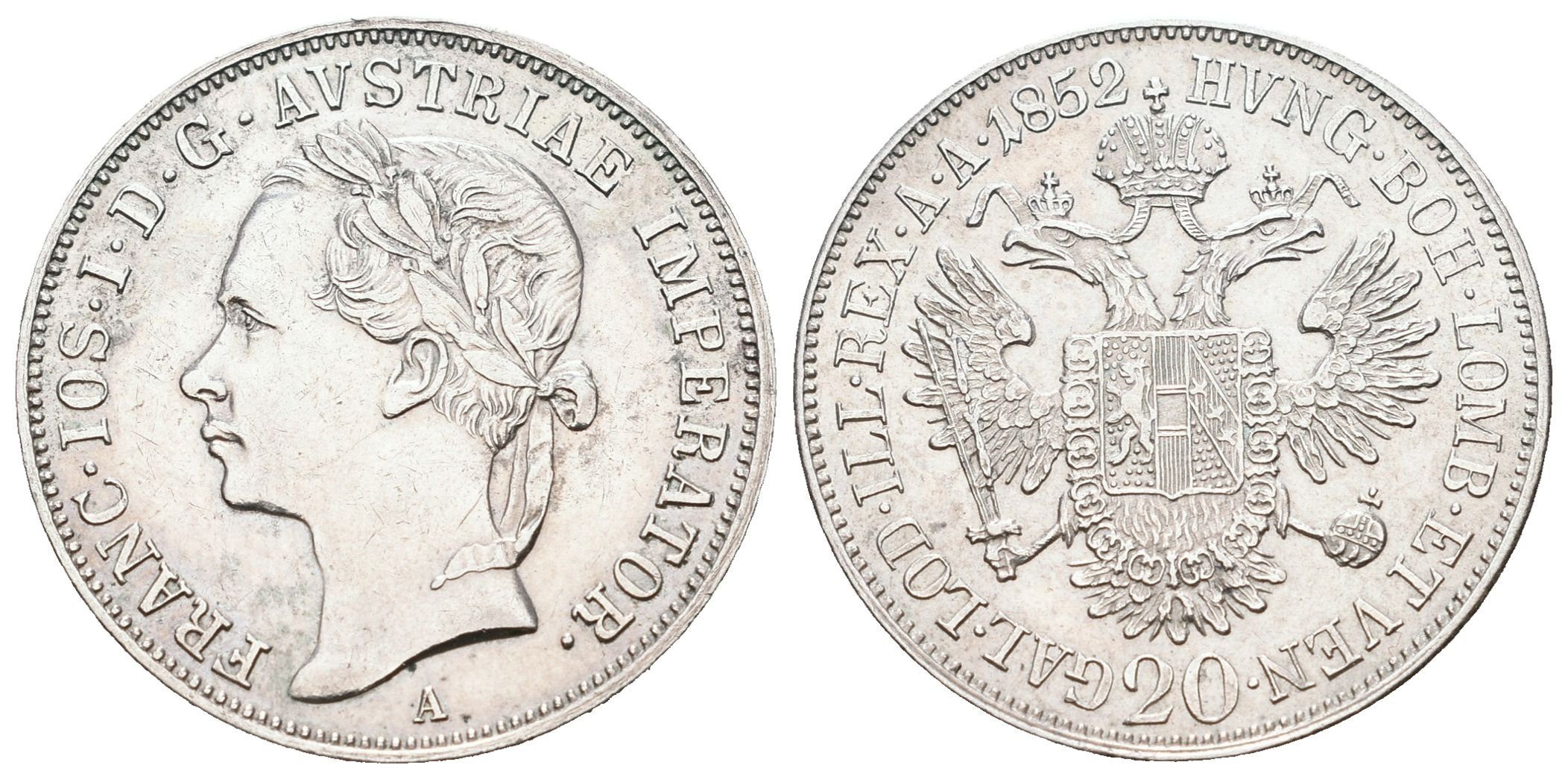 20 Krejcar 1852 A