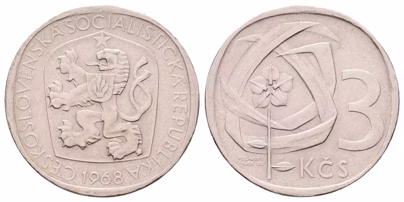 3 Koruna 1968