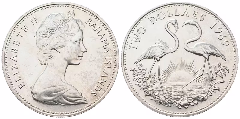 Bahamy, 2 Dollary 1969