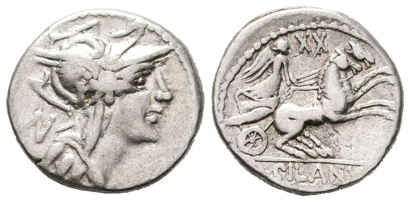 D. Iunius Silanus, Denár, A. 1161