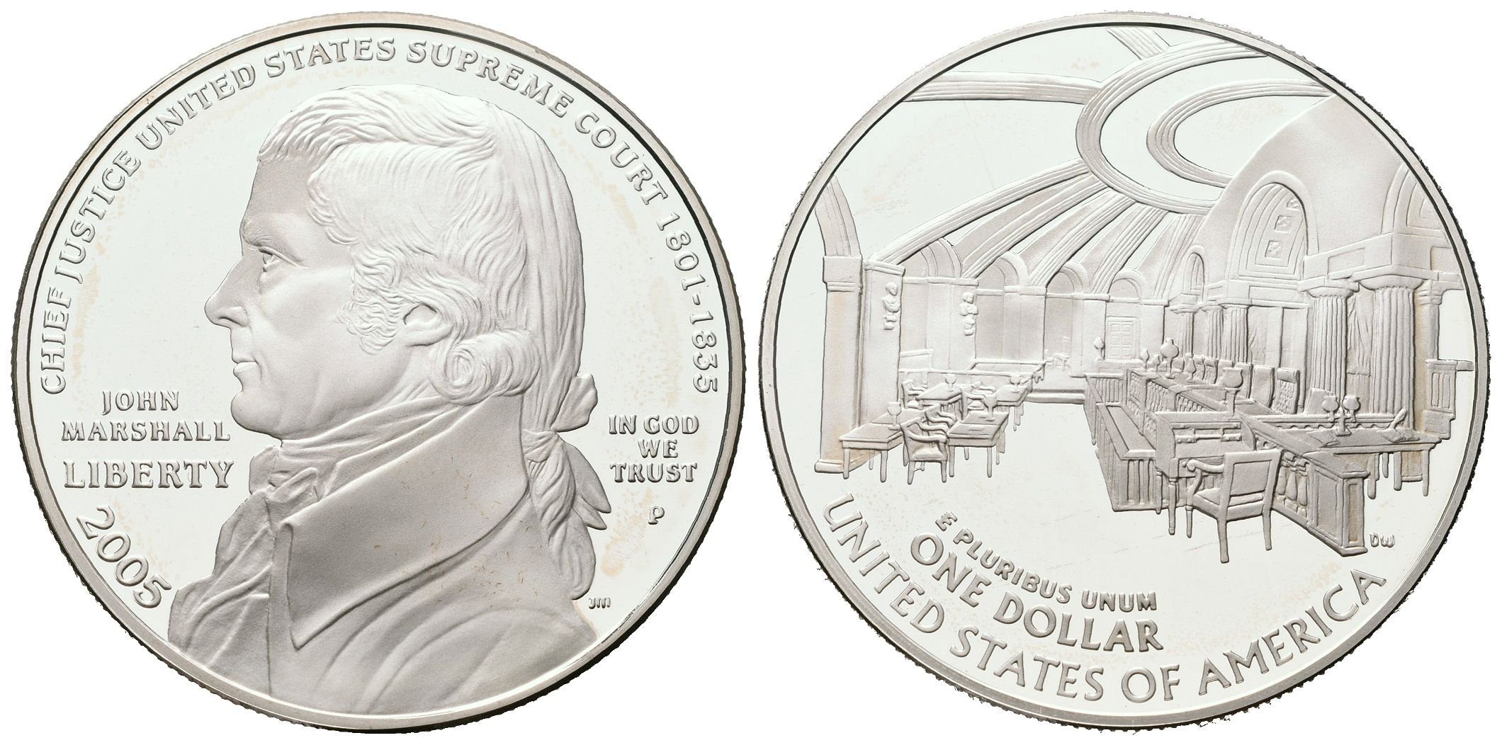 USA, 1 Dollar 2005 - John Marshall, PROOF