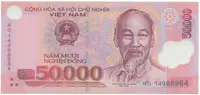Vietnam, 50.000 Dong 2003-2014, P.121a-j, plastová