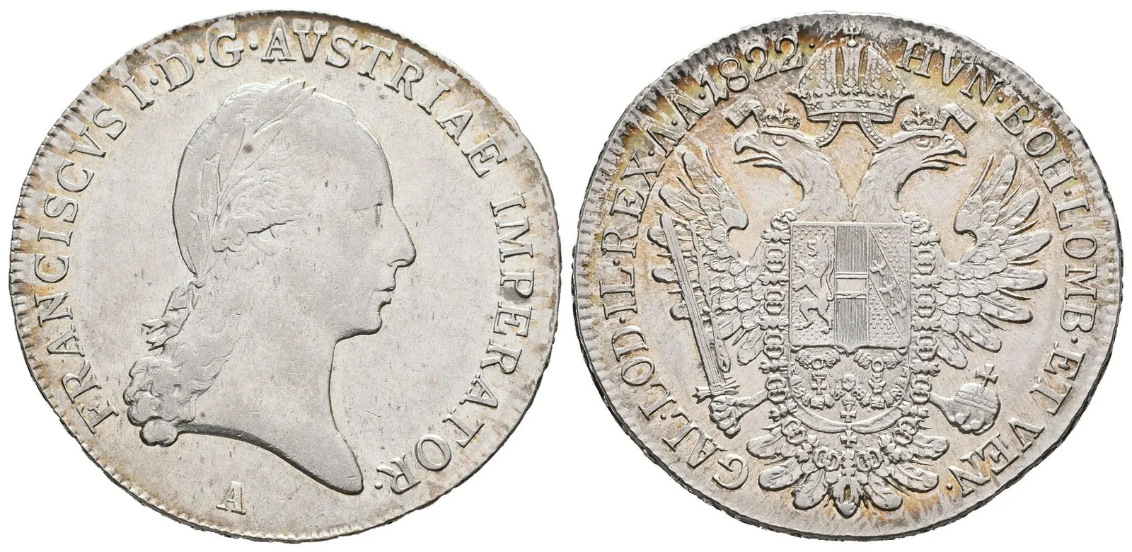 František II., 1/2 Tolar 1822 A