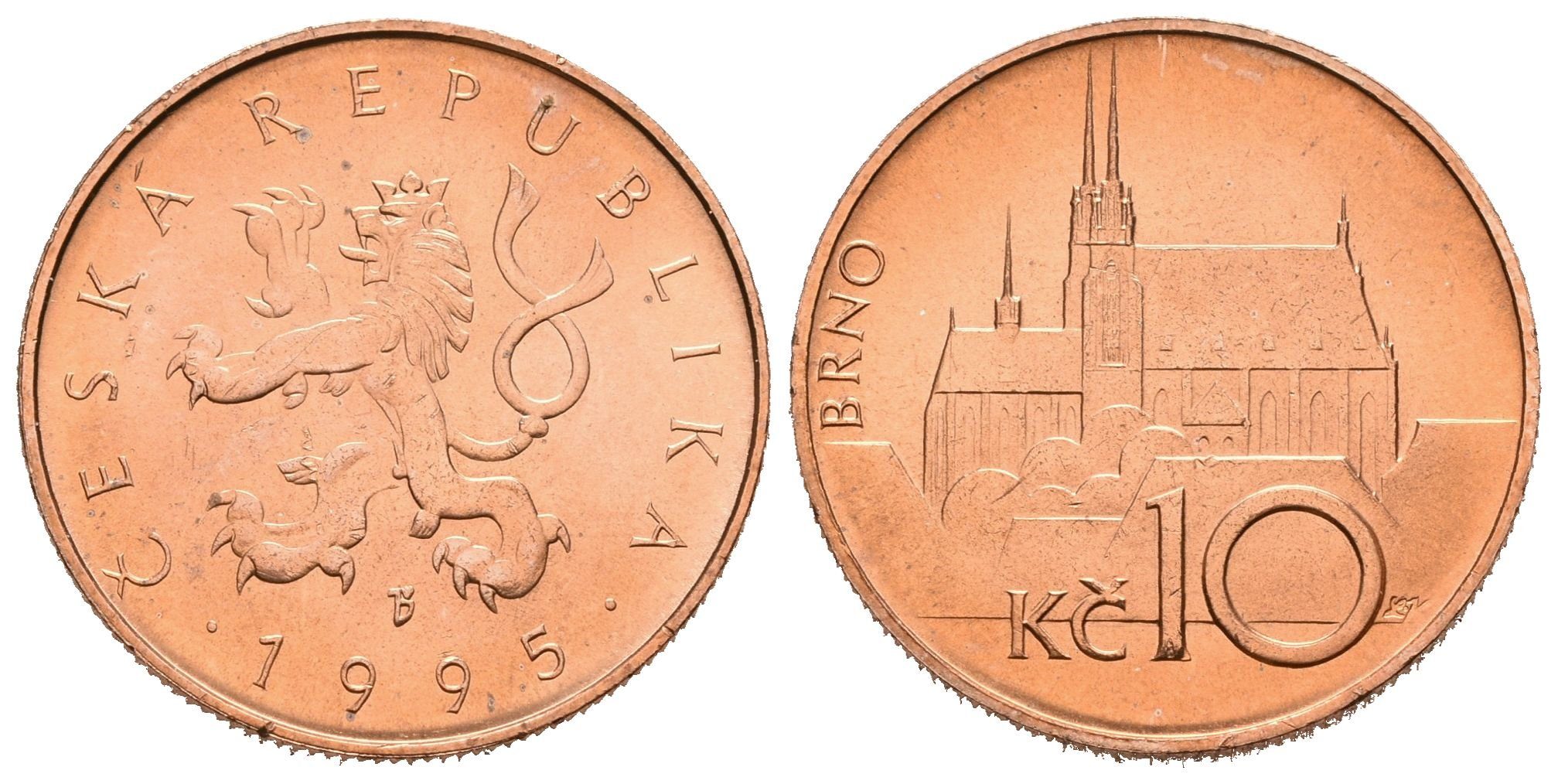 10 Koruna 1995, varianta A