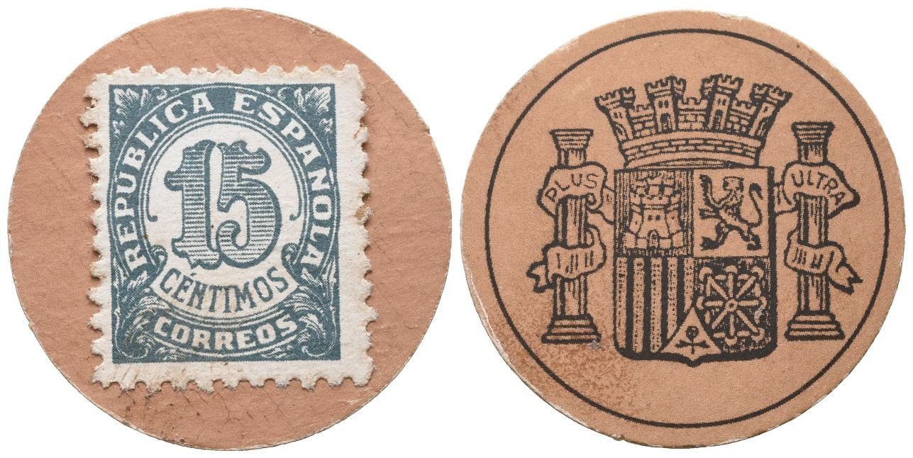 Španělsko, 15 Centimos (1938), P.96B