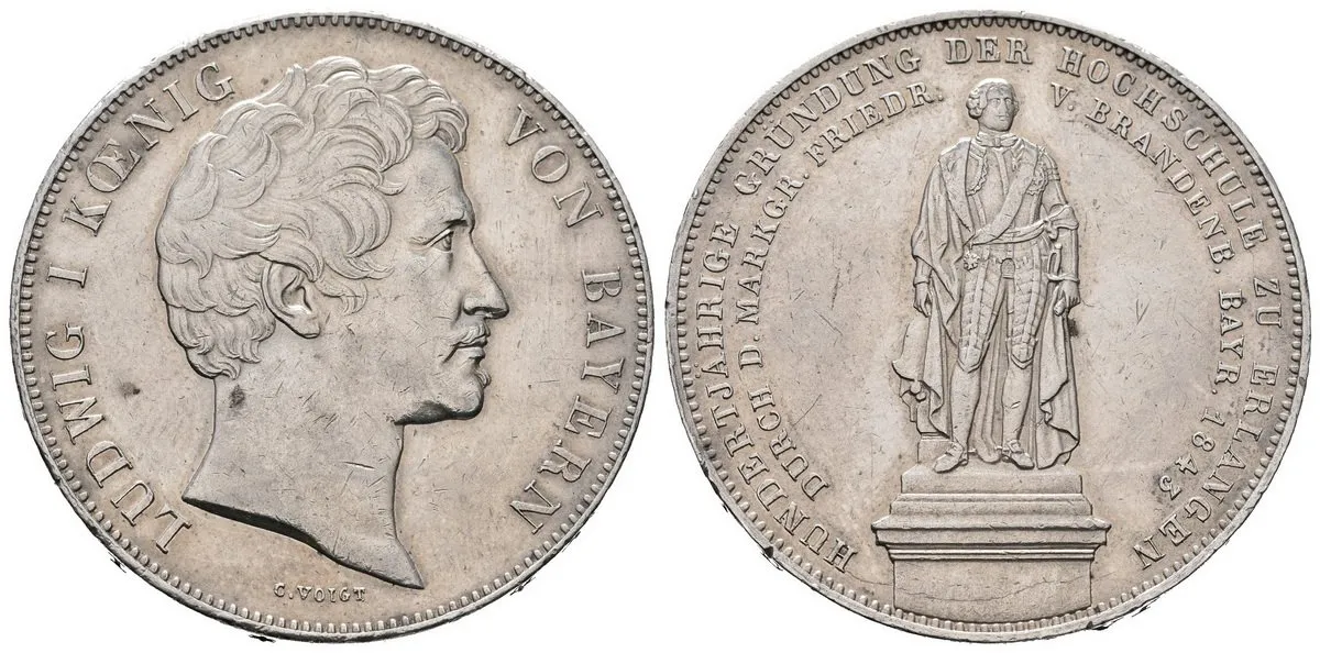 Bavorsko, Ludwig I., 1825 - 1848 — 1