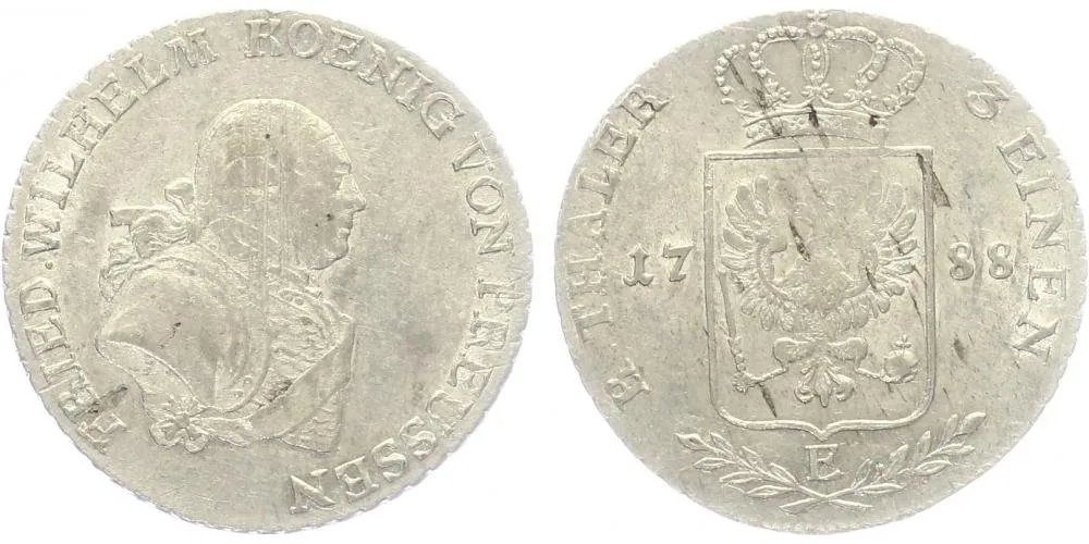 Prusko, Friedrich Wilhelm II., 1786 - 1797 — 1