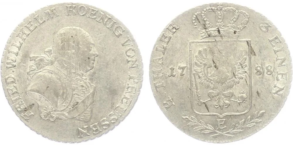 Prusko, Friedrich Wilhelm II., 1786 - 1797 — 1