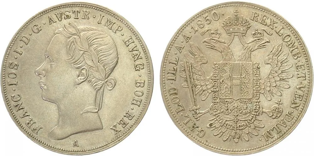 Konvenční měna, 1848 - 1857 — 1