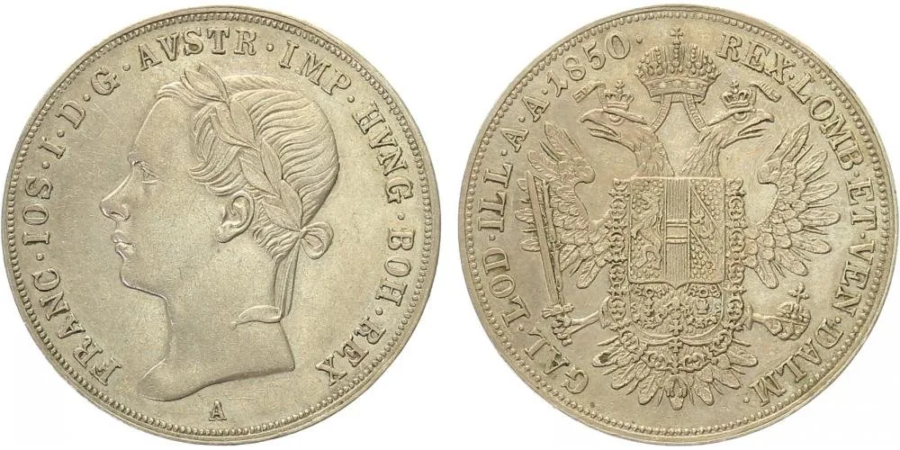 Konvenční měna, 1848 - 1857 — 1