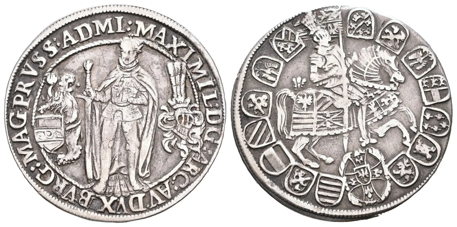 1/4 Tolar b.l., Hall, jako velmistr Řádu německých rytířů, KM.3, — 1