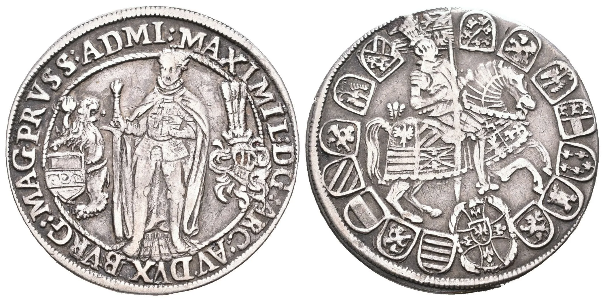 1/4 Tolar b.l., Hall, jako velmistr Řádu německých rytířů, KM.3, — 1