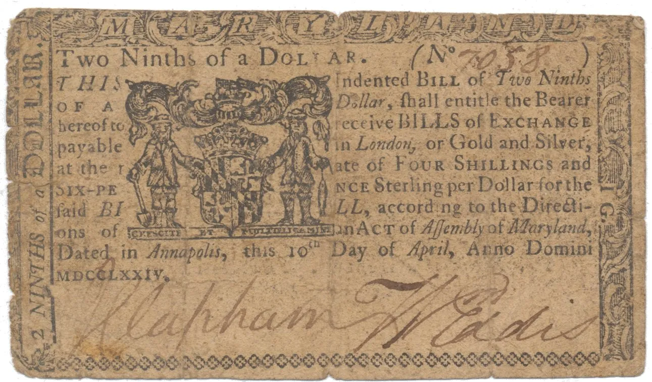 Amerika, 2/9 Dollar 1774