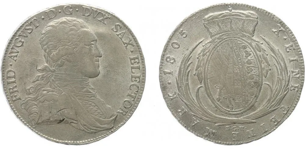Sasko, Friedrich August III./I., 1763 - 1827 — 1