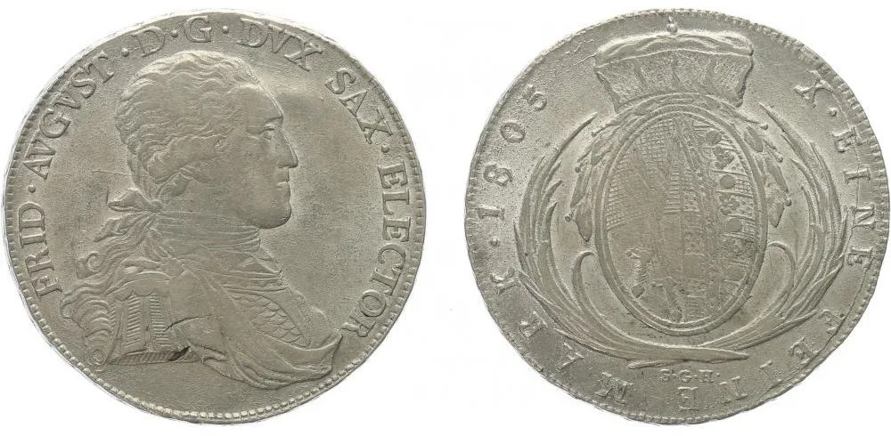 Sasko, Friedrich August III./I., 1763 - 1827 — 1