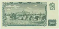 Československo, 100 Koruna 1961, II. vydání, série X, Hej.102aX - fotografie 2