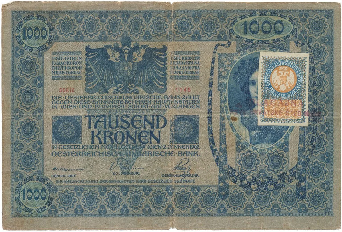 Razítkované R-U bankovky na Balkáně 1919-1921 — 1
