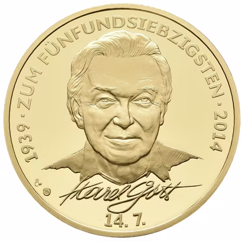 AV Medaile 2014 (Bejvl, Horák) - K 75. narozeninám Karla Gotta.