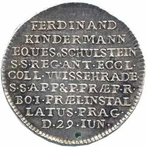 Praha - Vyšehrad, Ferdinand Kindermann von Schulstein, 1782 - 1801 — 1
