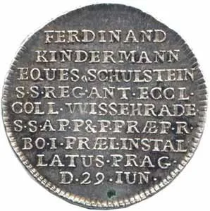 Praha - Vyšehrad, Ferdinand Kindermann von Schulstein, 1782 - 1801 — 1