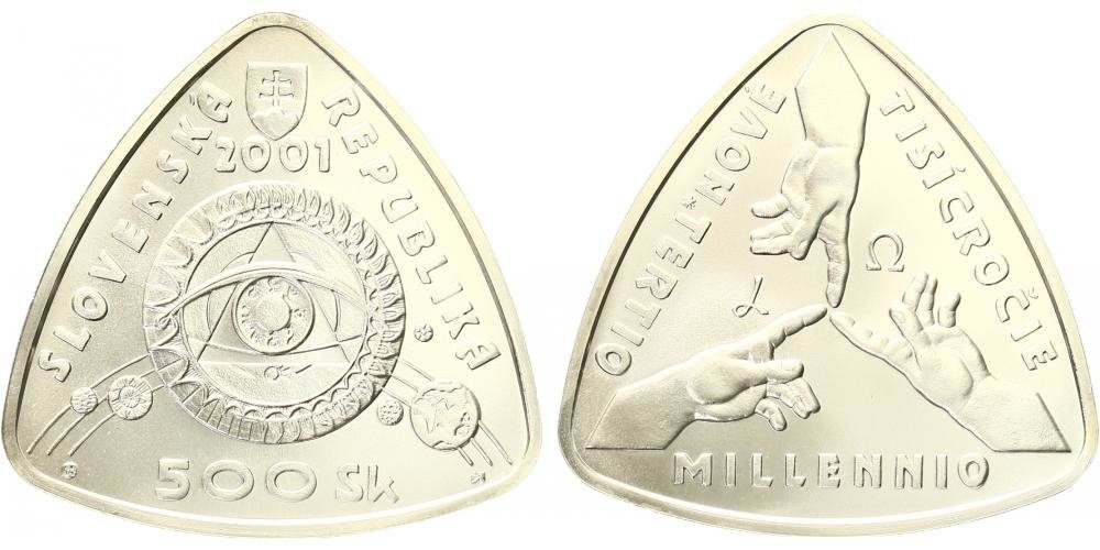 500 Sk 2001 - Začátek třetího tisíciletí, běžná kvalita