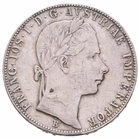 Zlatník 1860 B, zbytky lesku, patina, rysky a hranky