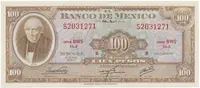 Mexiko, 100 Pesos 1972, P.61h
