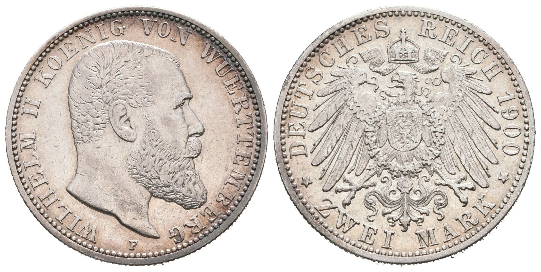 Württembersko, 2 Marka 1900