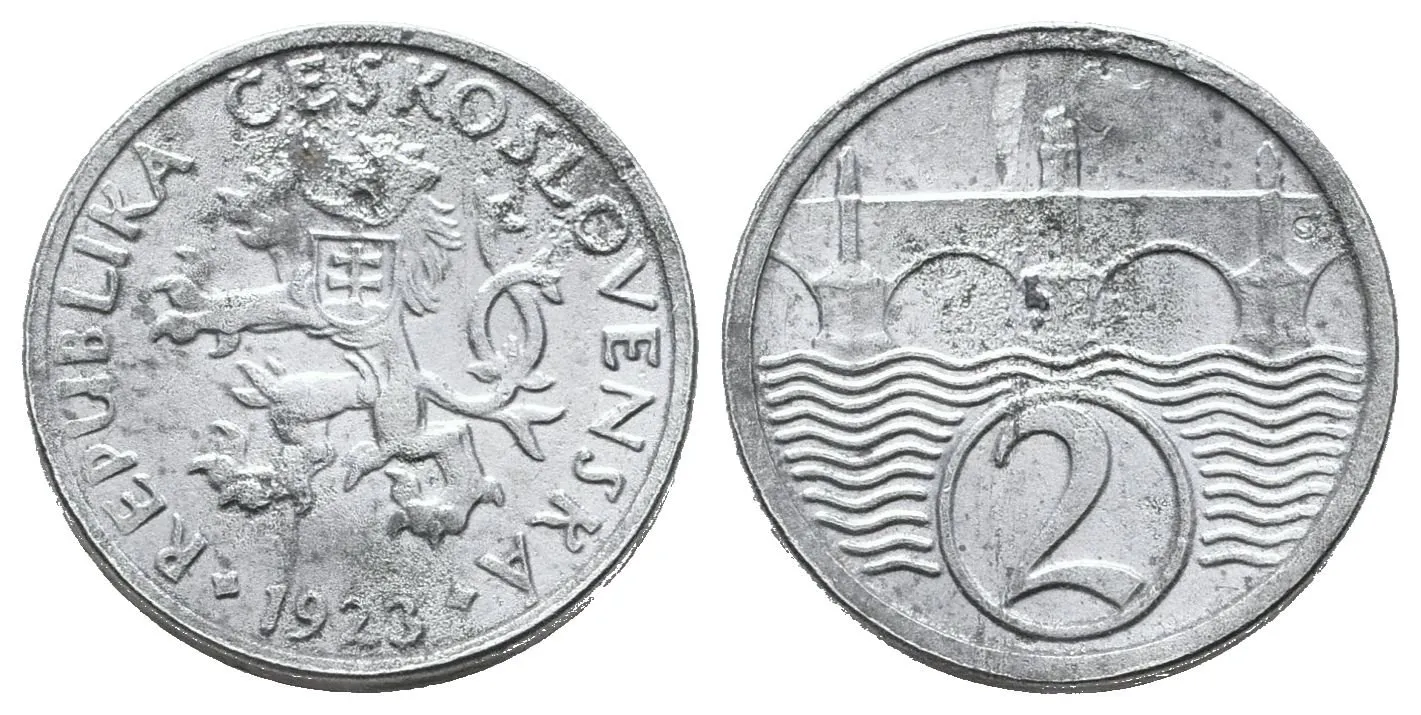 2 Haléř 1923