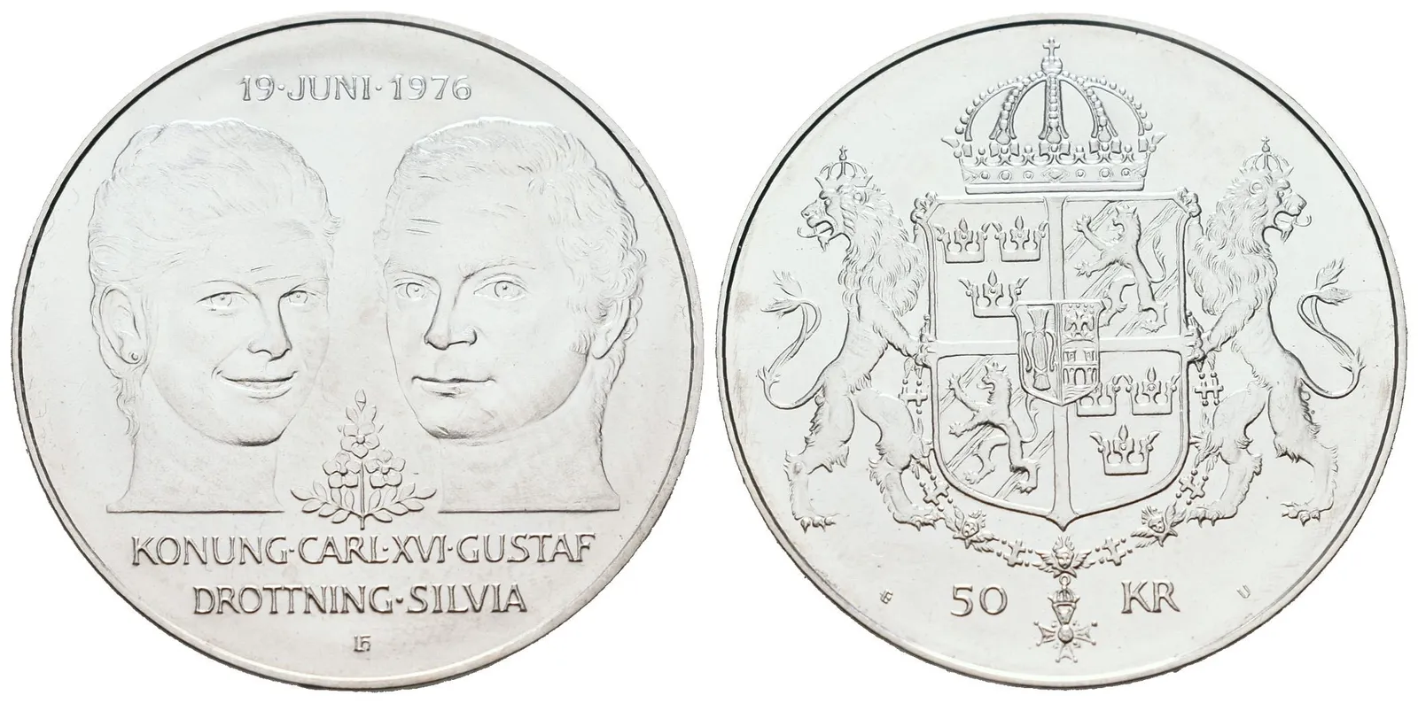 Švédsko, 50 Kroner 1976