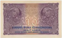 10 Koruna 1927, série P 034, Hej.22a - fotografie 2