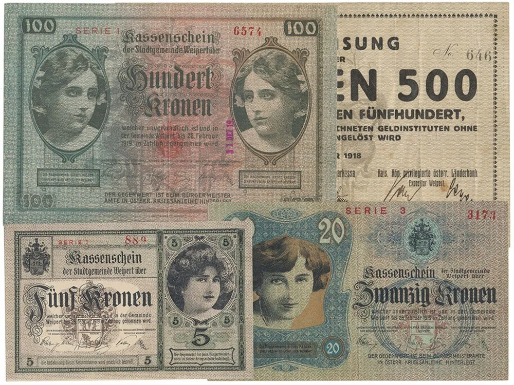 Nouzovky české od roku 1914 — 1
