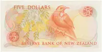 Nový Zéland, 5 Dollars (1989-1992), P.171c - fotografie 2