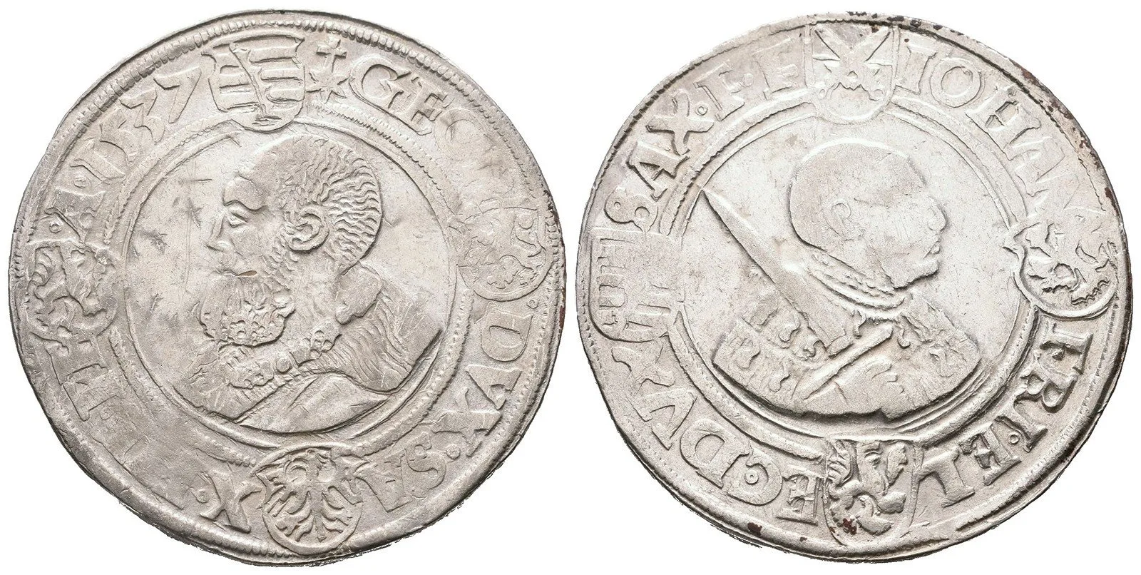 Sasko, Johann Friedrich a Georg, 1534 - 1539 — 1