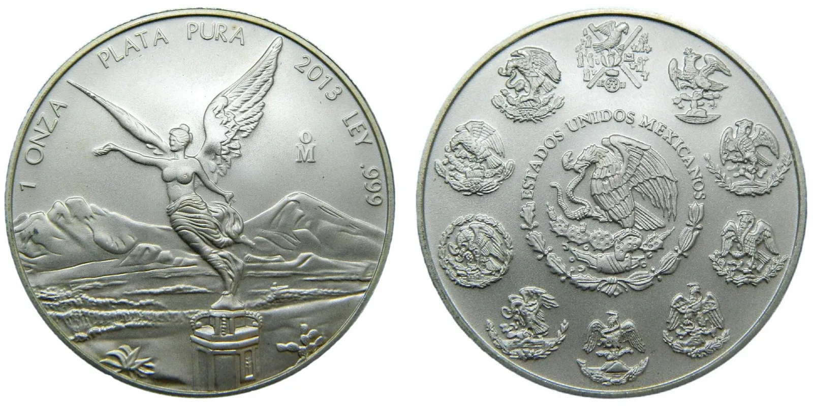 Mexiko, Stříbrná mince Libertad 2013