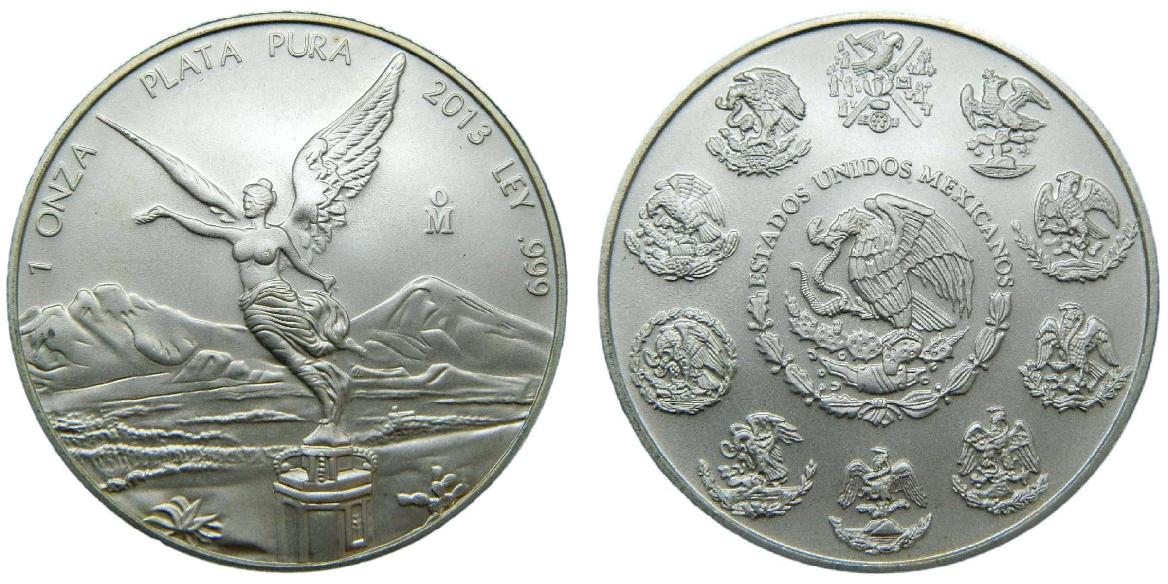 Mexiko, Stříbrná mince Libertad 2013