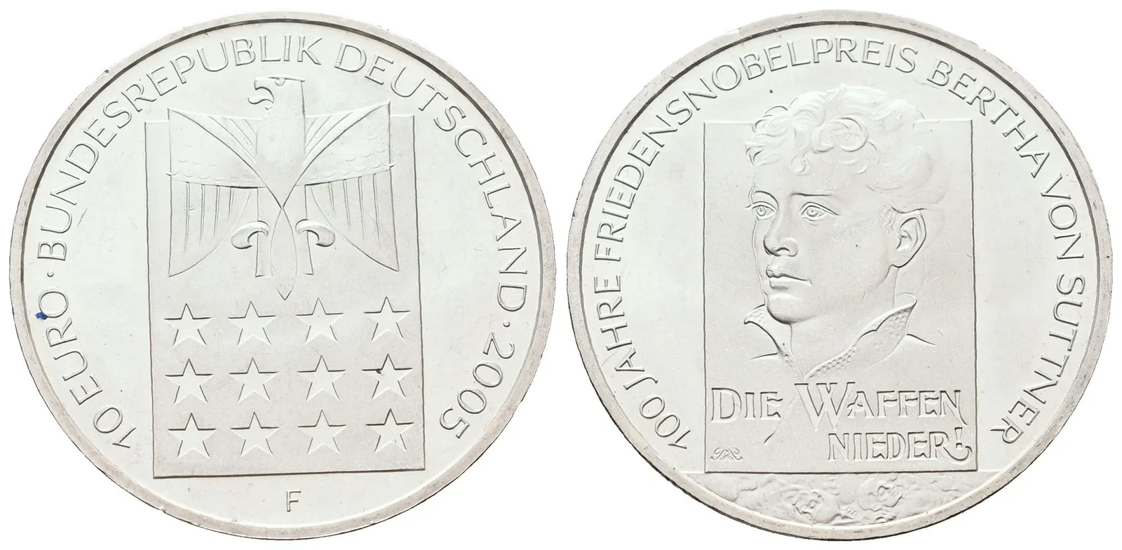 SRN, 10 Euro 2005 - Bertha v. Suttner