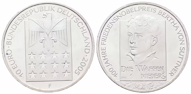 SRN, 10 Euro 2005 - Bertha v. Suttner