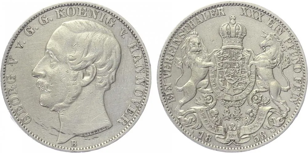 Hannover, Georg V., 1851 - 1866 — 1