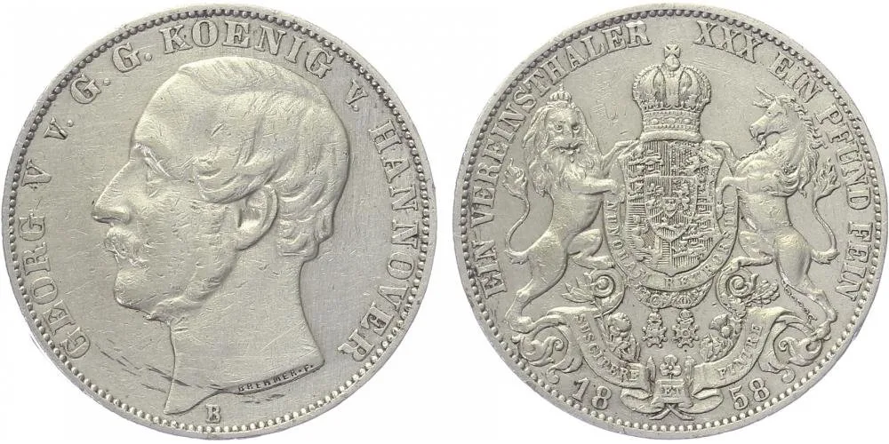 Hannover, Georg V., 1851 - 1866 — 1