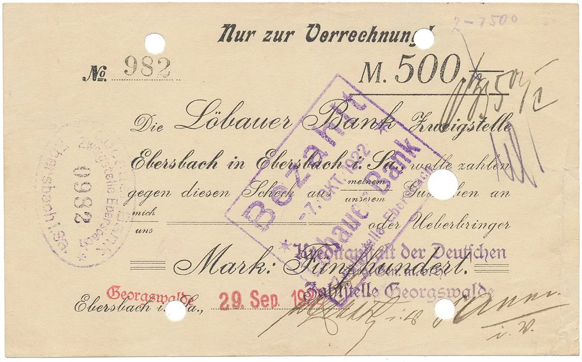Nouzovky české od roku 1914 — 1
