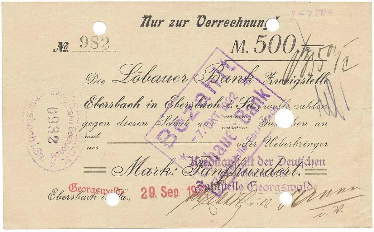 Nouzovky české od roku 1914 — 1