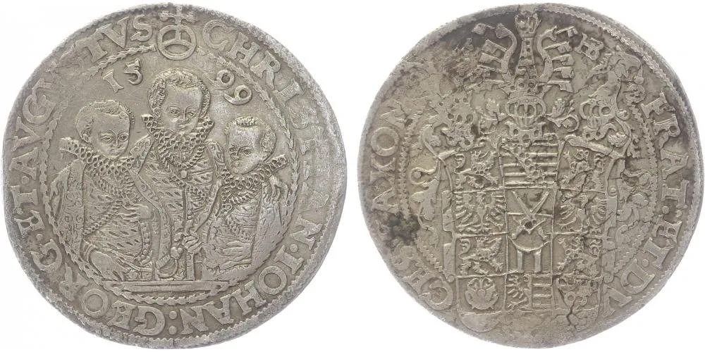 Sasko, Christian II., Johann Georg I. a August, 1591 - 1611 — 1