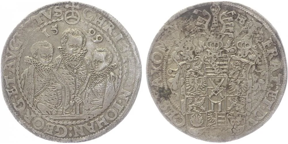 Sasko, Christian II., Johann Georg I. a August, 1591 - 1611 — 1