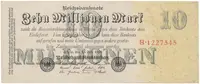 Německo, 10 Millionen Mark 1923, Ro.95