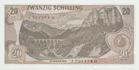 Rakousko, 20 Shilling 1967, P.142 - fotografie 2